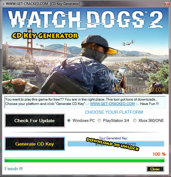 watch dogs pc activation key